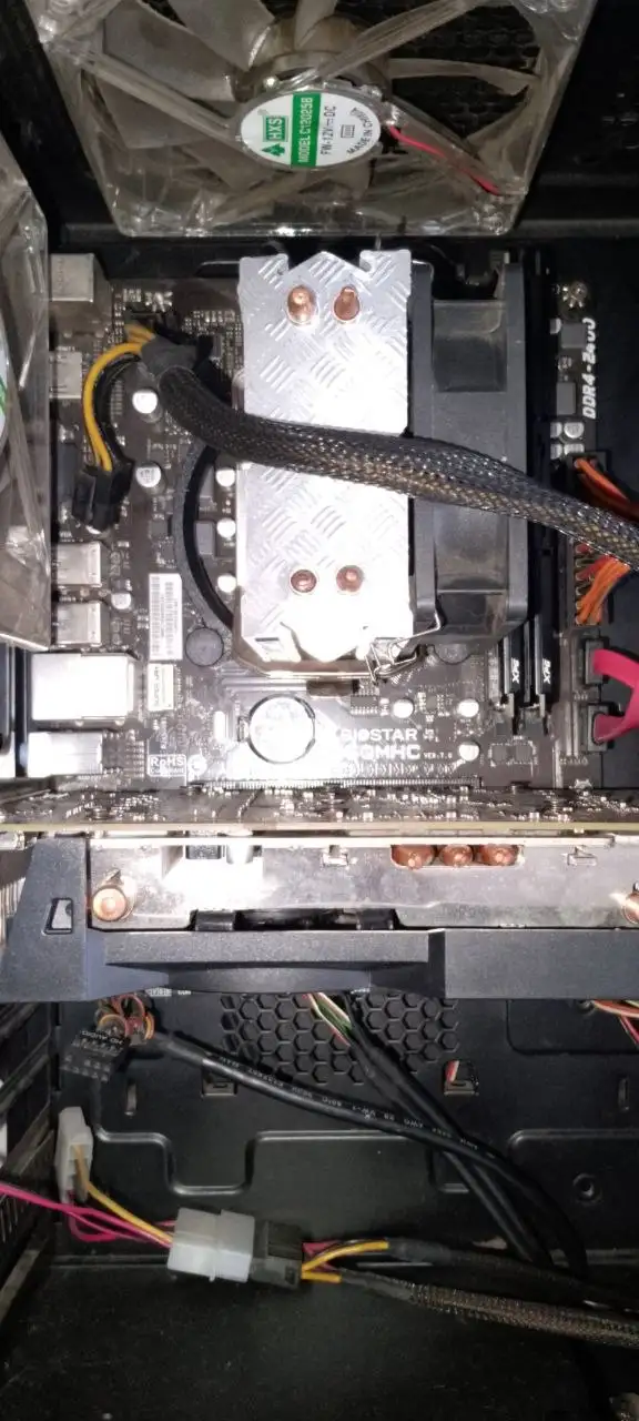 Продам комплект: Intel Core i3-7100 + мат. плата Biostar B250MHC + кулер Deepcool - Комплектующие для ПК (Электроника) в Новокузнецк
