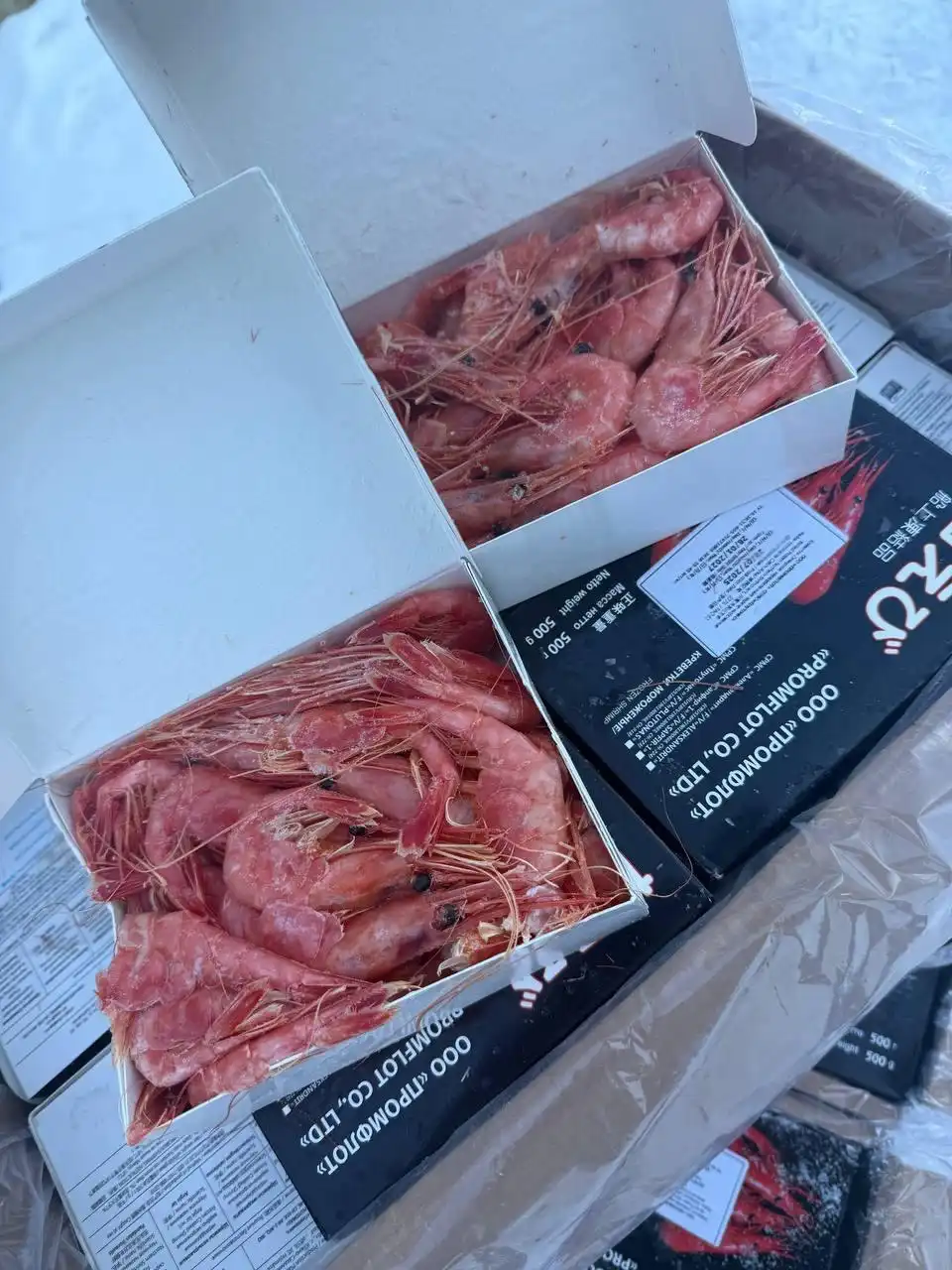 Креветка вылов сентябрь 25 года, размер 70/90, фасовка 1 кг - Продукты питания (Барахолка) в Хабаровск