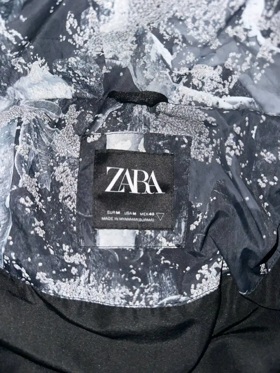 Зимний пуховик Зара