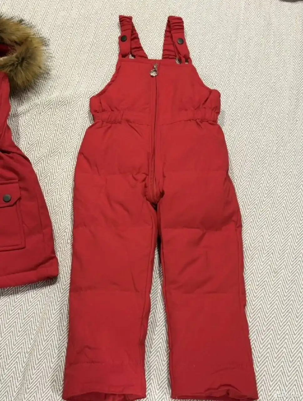 Зимний детский комбез с курткой