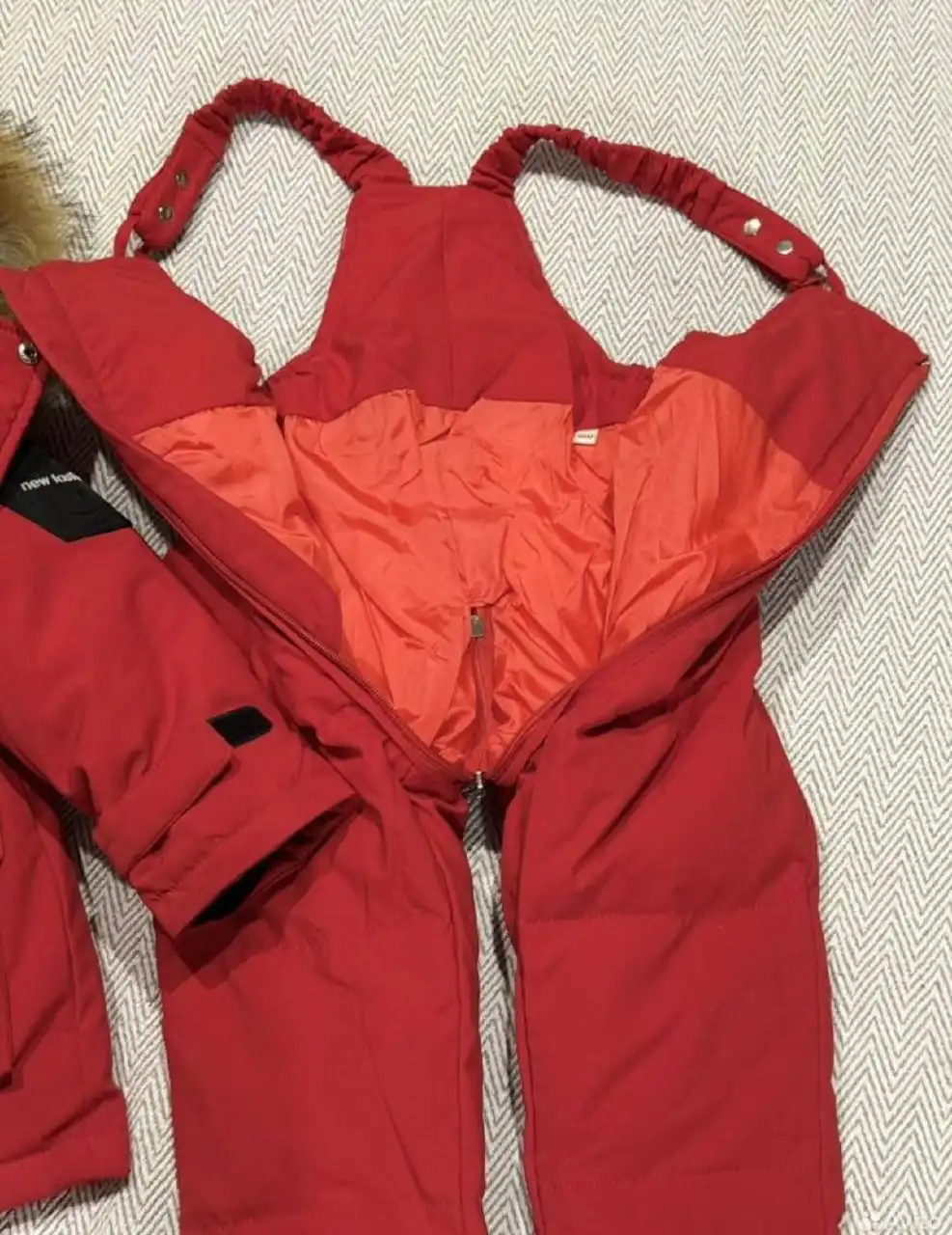 Зимний детский комбез с курткой