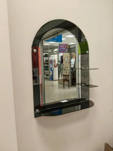 Стильное настенное зеркало с полочками 55x75 см - Для животных в Уфа