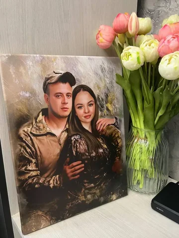 Изготовление портретов на холсте по фото - Полиграфические услуги в Уфа