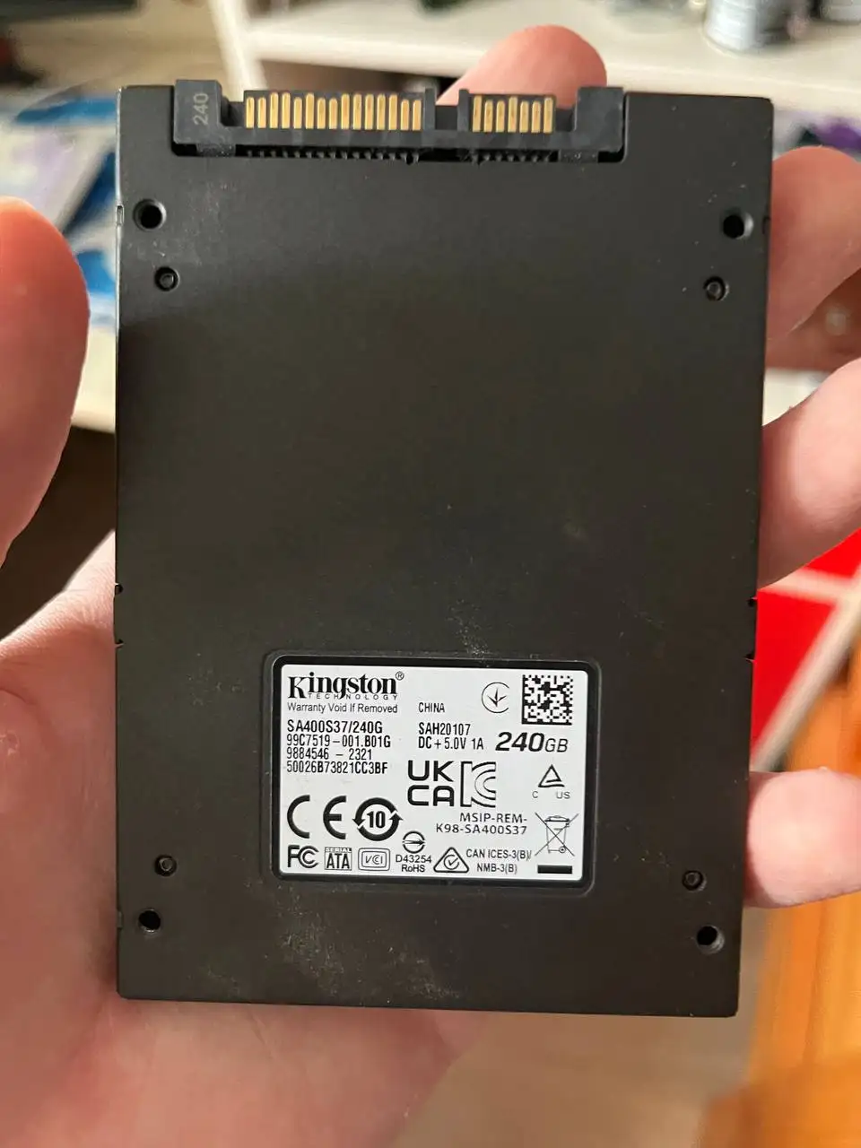 Продается SSD Kingston 240 ГБ - Компьютерные комплектующие (Электроника) в Уфа