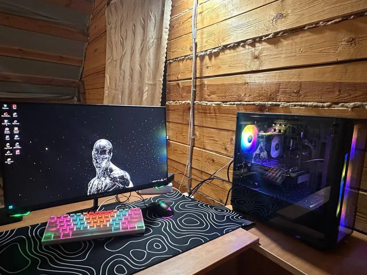 Продажа игрового компьютера с монитором Titan Army 165 Гц - Компьютеры и комплектующие (Электроника) в Уфа