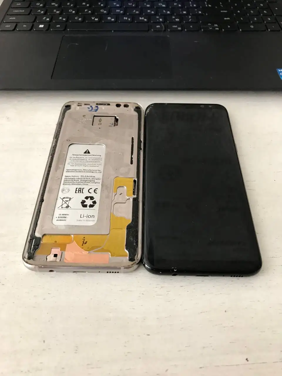 Два Samsung S8 Plus в состоянии на фото - Смартфоны (Электроника) в Уфа