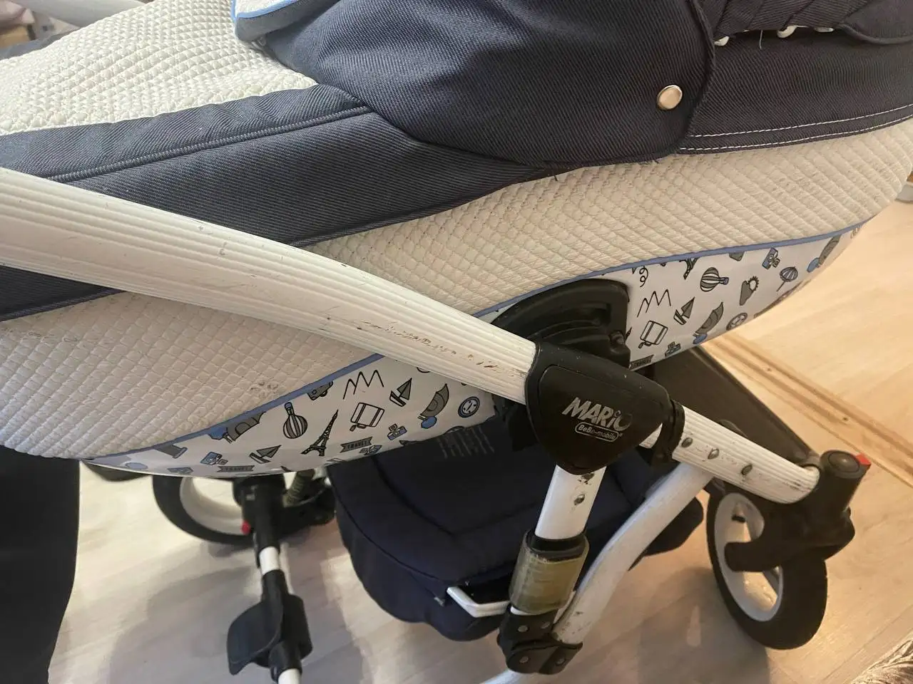 Детская коляска 3 в 1 синяя с аксессуарами - Детские коляски (Товары для детей) в Уфа