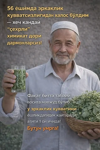 Табиий ечим жинсий заифлик учун - частное объявление в Уфа