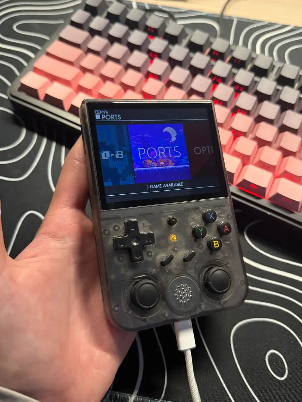 Anbernic RG353V с прошивкой ArkOS и картой памяти - Портативные игровые консоли (Электроника) в Уфа