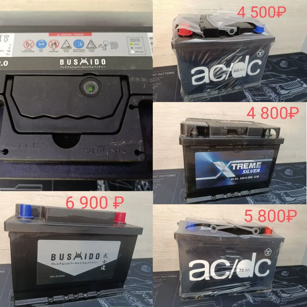 Продажа новых аккумуляторов по закупочной цене - Аккумуляторы (Барахолка) в Уфа