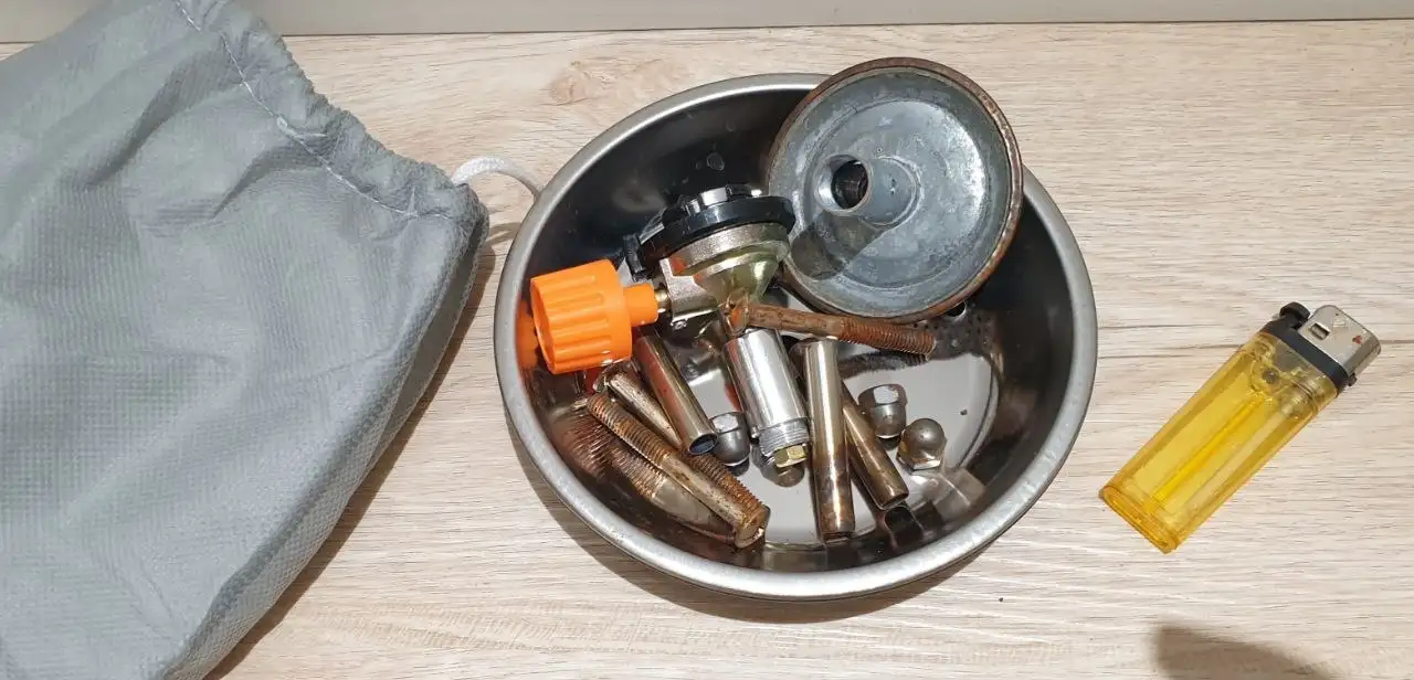 Мини кальян складной с чехлом - Кальяны и аксессуары (Хобби и отдых) в Уфа