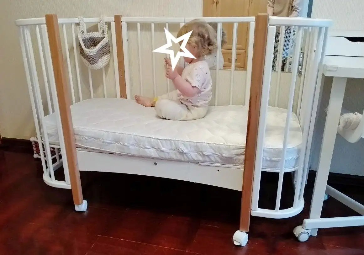 Продам детскую кроватку-трансформер Caramel Azur baby - Детская мебель (Товары для детей) в Уфа