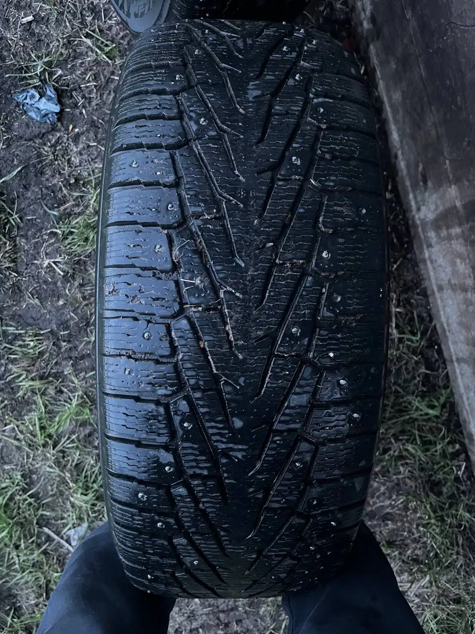 R17 зимние шины комплект - Шины и диски (Запчасти) в Уфа