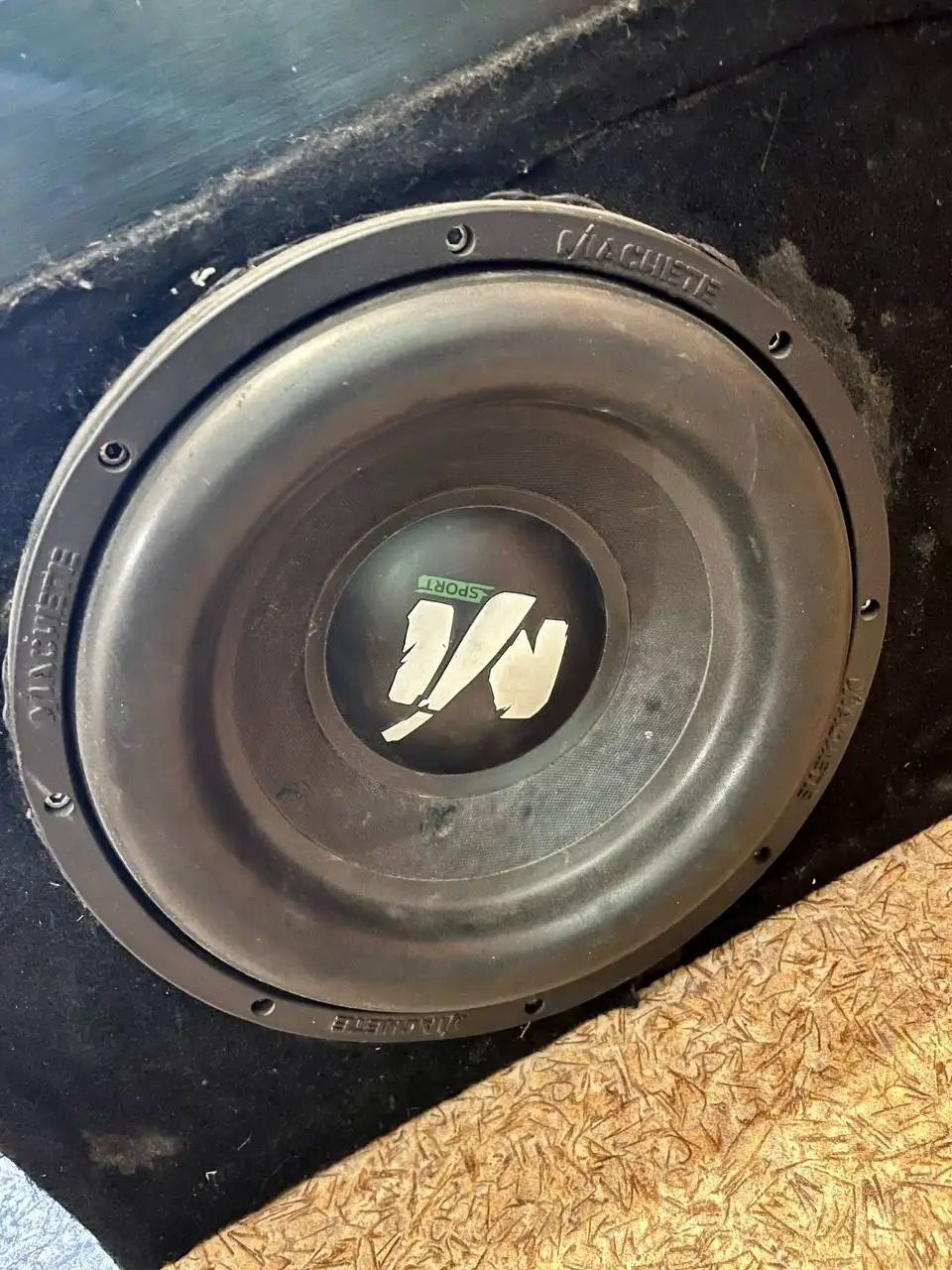 Динамик Machete sport M12 с усилителем ZEUS M-1.2000 - Автозвук (Авто) в Уфа