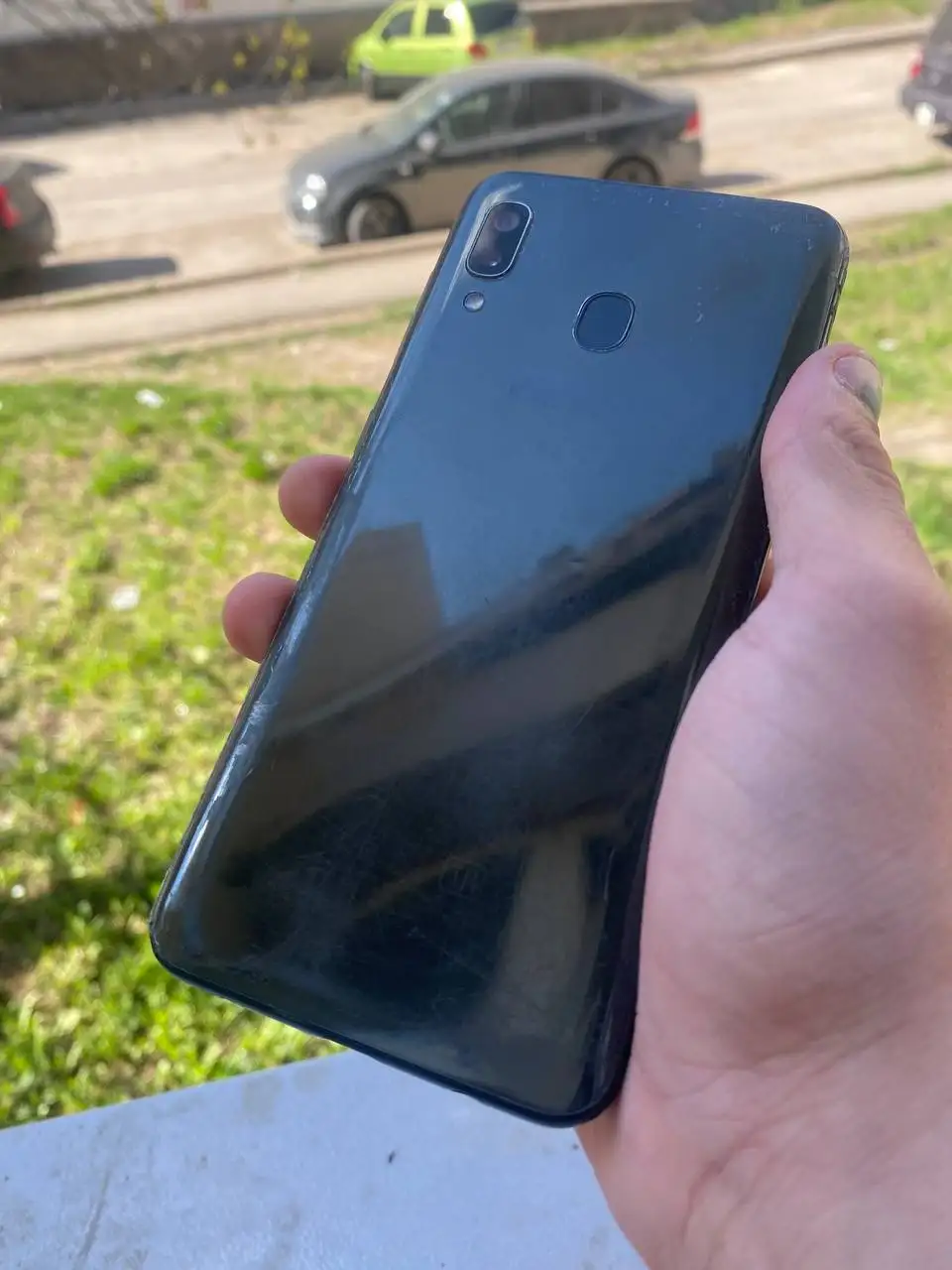 Samsung A20 32 ГБ с разбитым экраном - Мобильные телефоны (Электроника) в Уфа