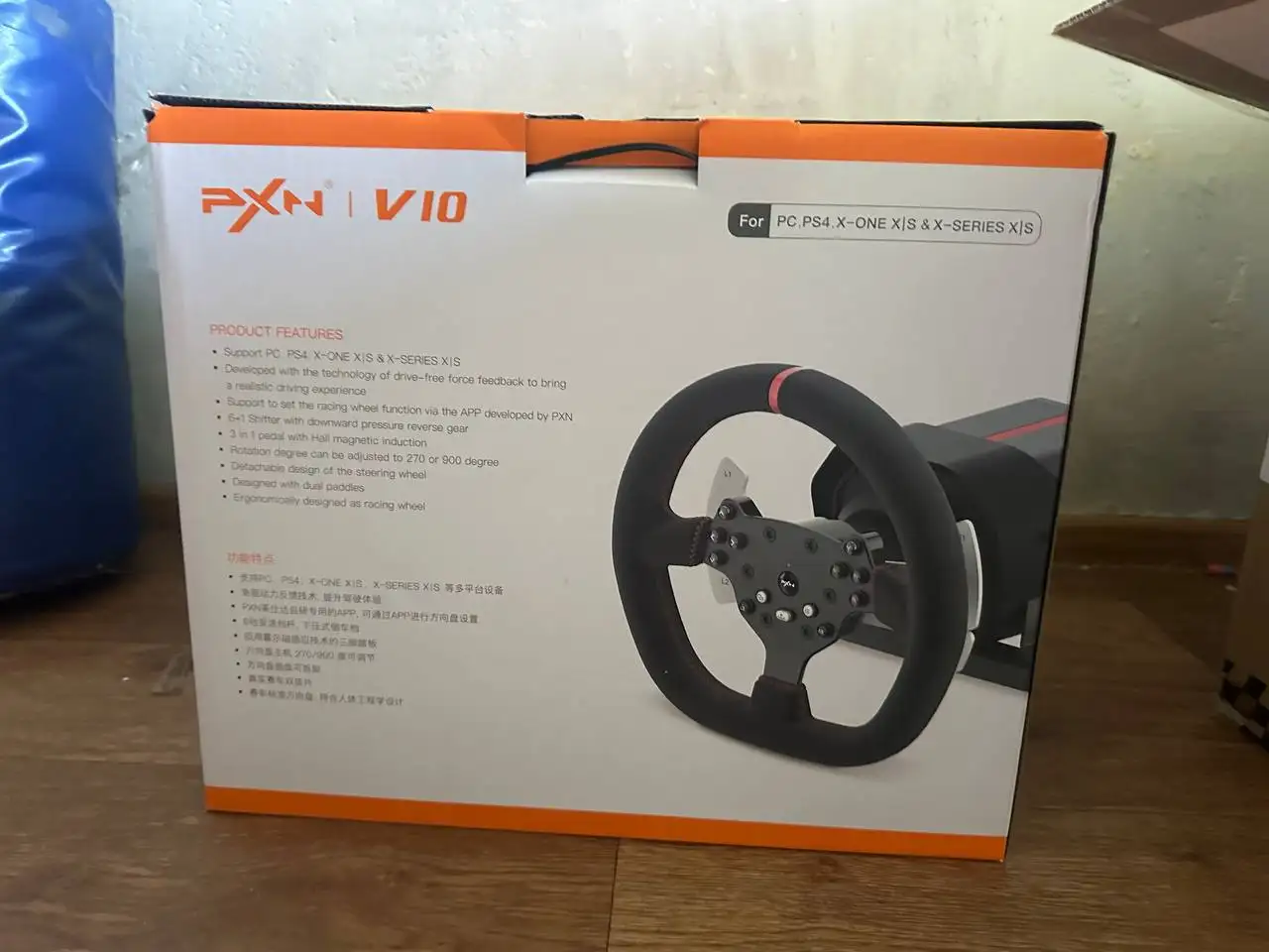 Игровой руль PXN V10 в отличном состоянии - Игровые аксессуары (Электроника) в Уфа