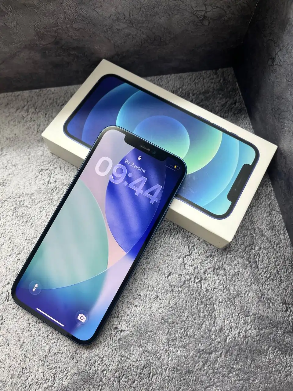 iPhone 12 64GB Синий - Мобильные телефоны (Электроника) в Уфа