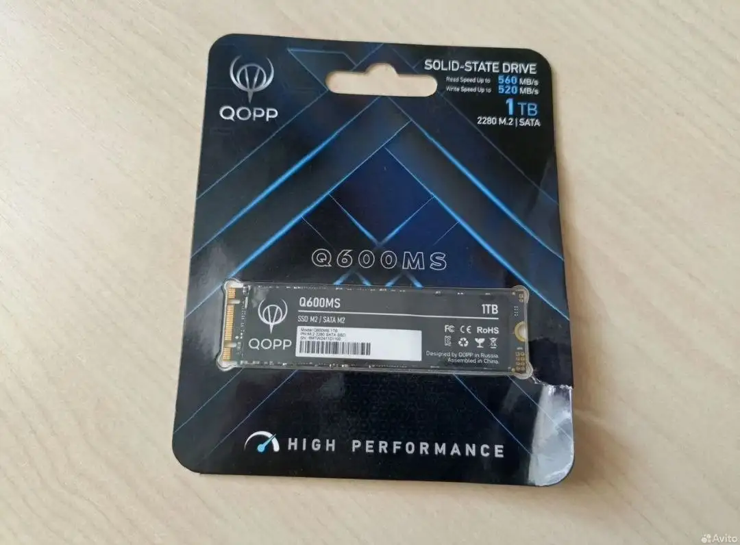 SSD M2 SATA 1Тб в идеальном состоянии - Накопители (Электроника) в Уфа