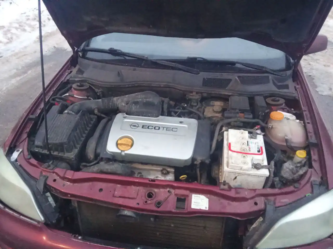 Астра G 1998 года после ДТП