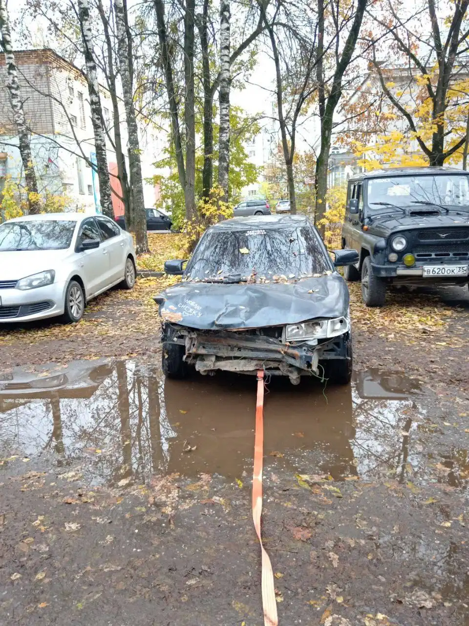 ВАЗ 2110 после ДТП