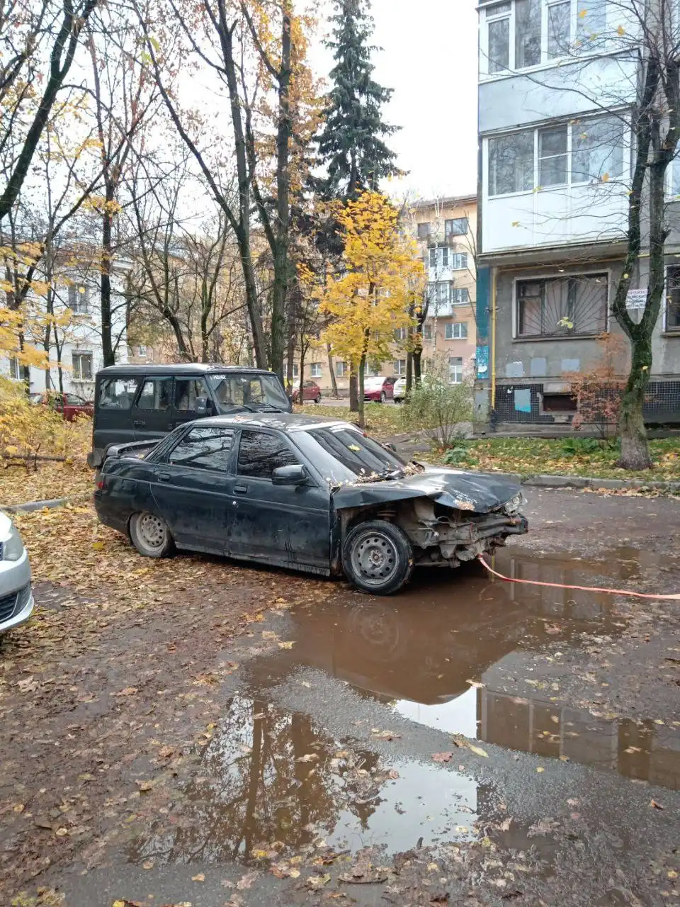 ВАЗ 2110 после ДТП