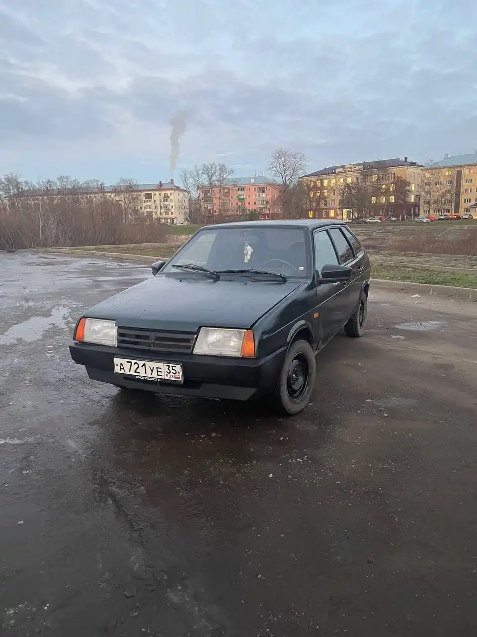 ВАЗ 21093 с зимними шинами