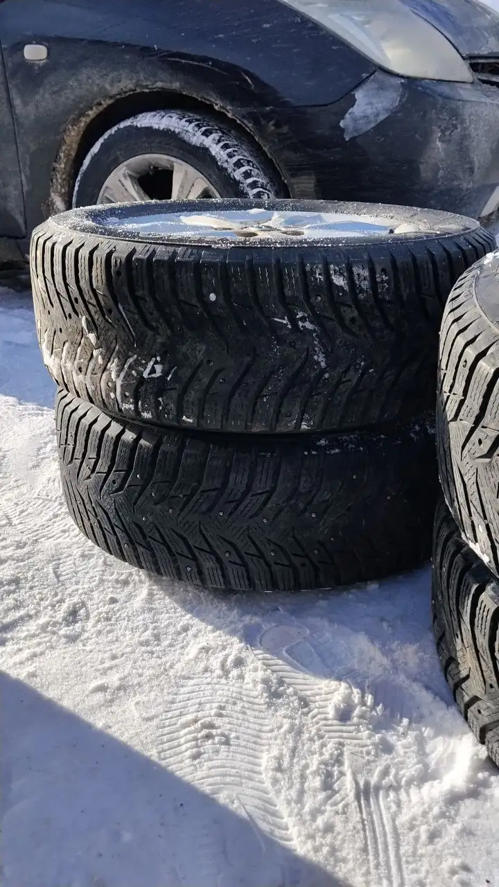 Продам диски с резиной R16 5/114 - Шины и диски (Авто) в Вологда