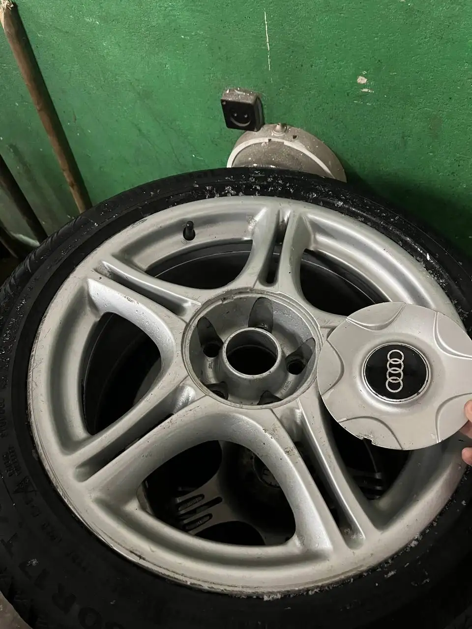 Комплект дисков с резиной 5x112 - Запчасти (Авто) в Вологда