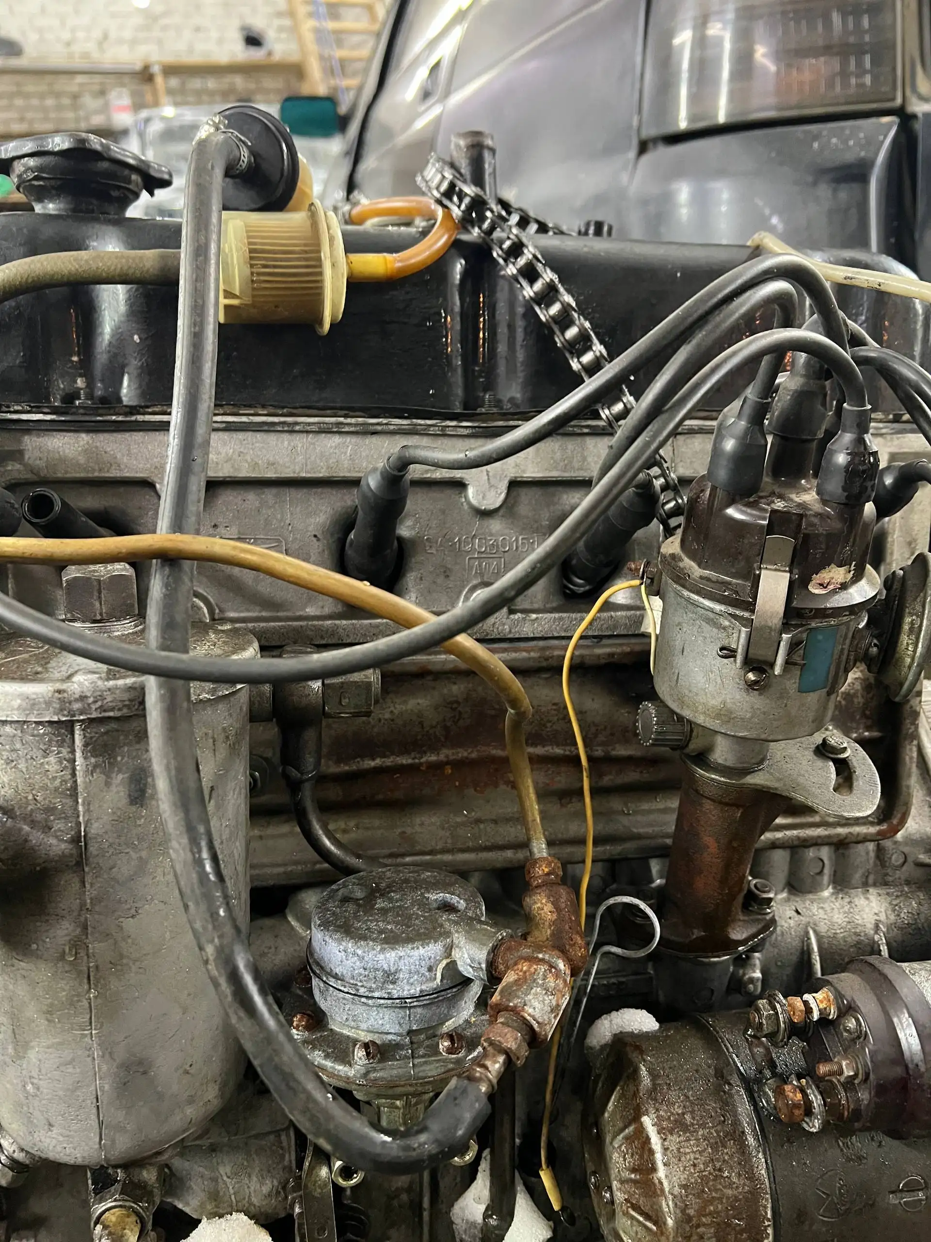 Двигатель Волга УАЗ 402 100 Змз 24д с комплектующими - Двигатели (Запчасти) в Вологда