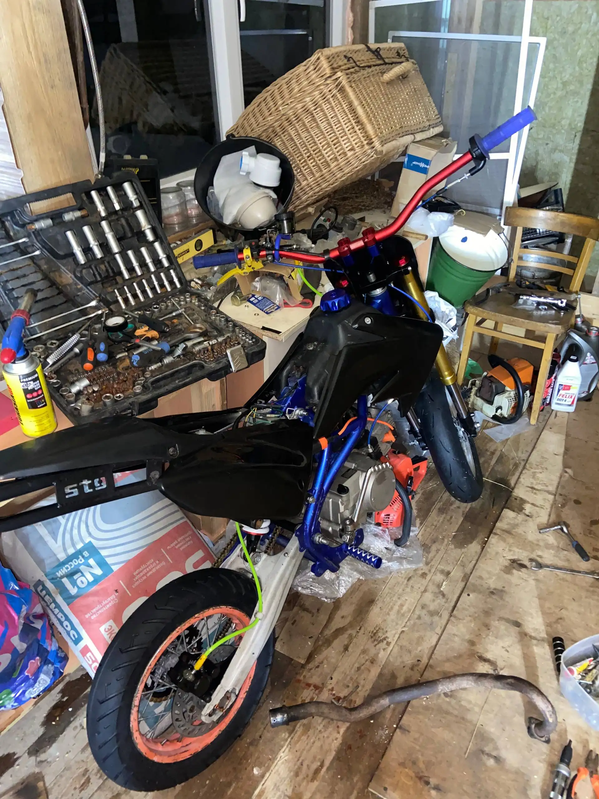 Продажа мотардов 12/12 с мопеда - Мотоциклетные запчасти (Запчасти) в Вологда