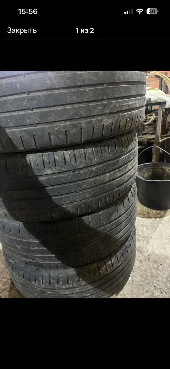 Продам 4 покрышки 215/55 - Шины и диски (Авто) в Вологда