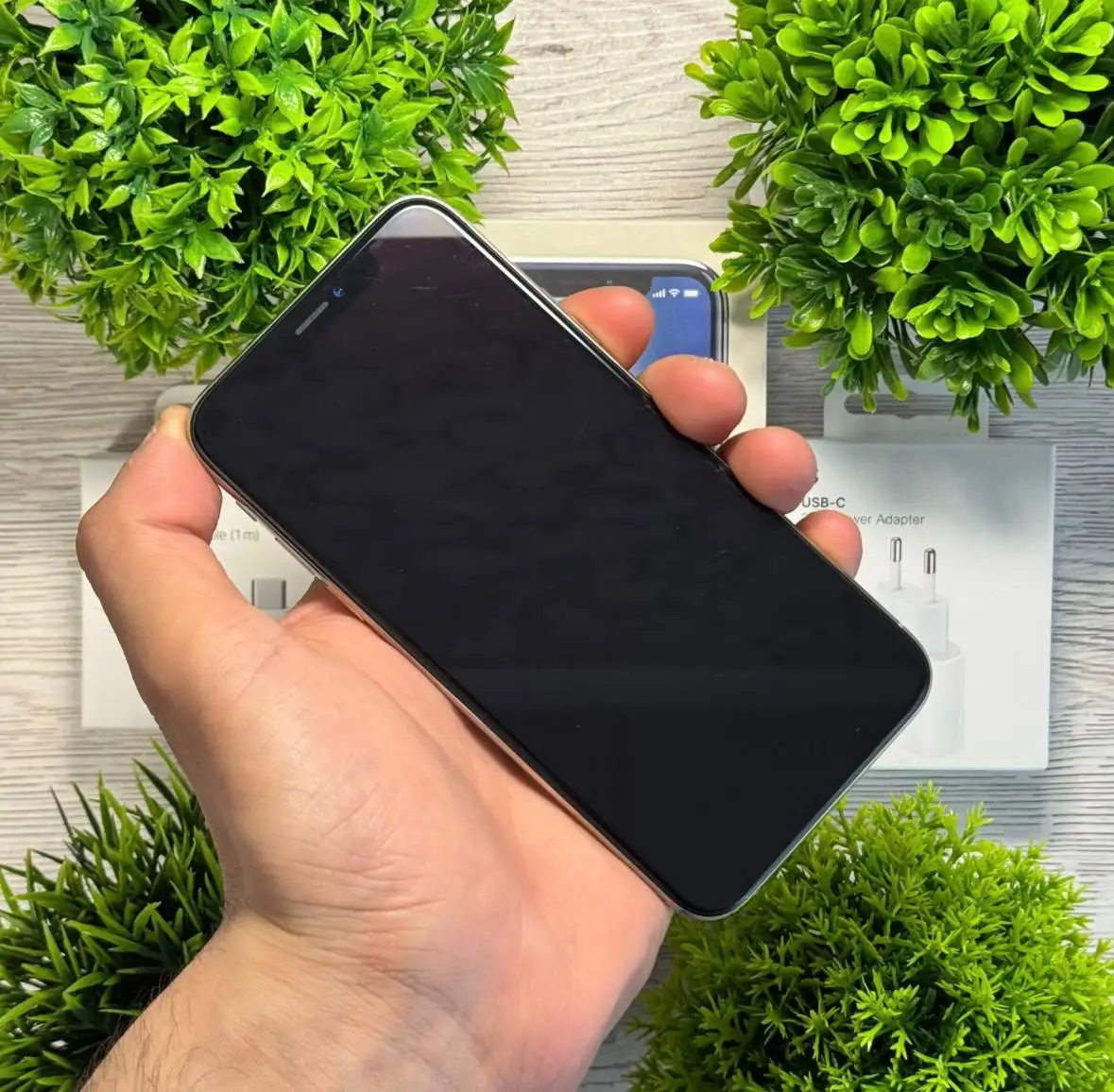 iPhone X 64Gb Silver с заменой аккумулятора - Смартфоны (Электроника) в Вологда