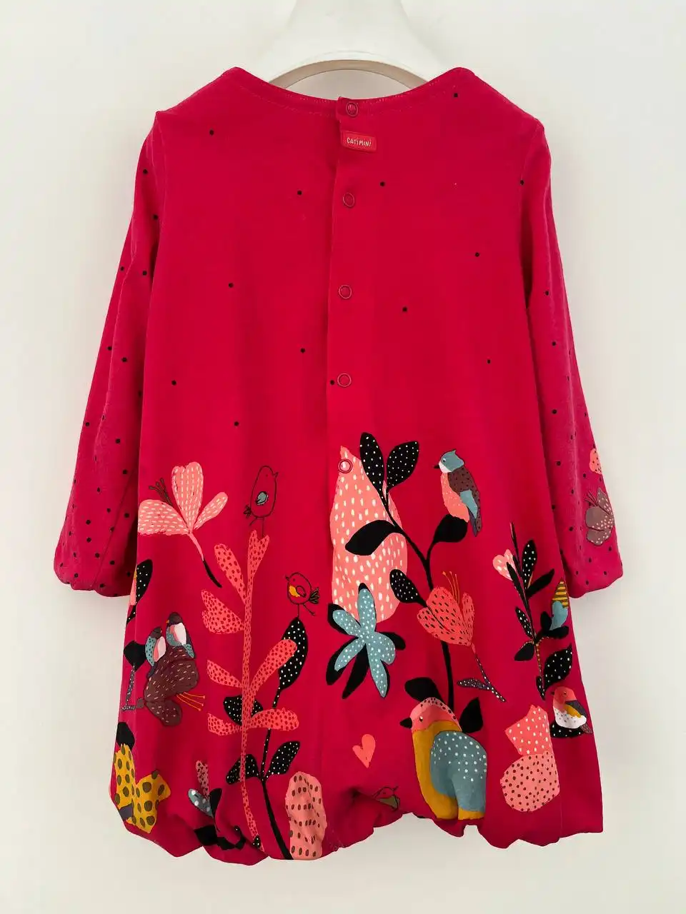 Платье баллон вельветовое Catimini