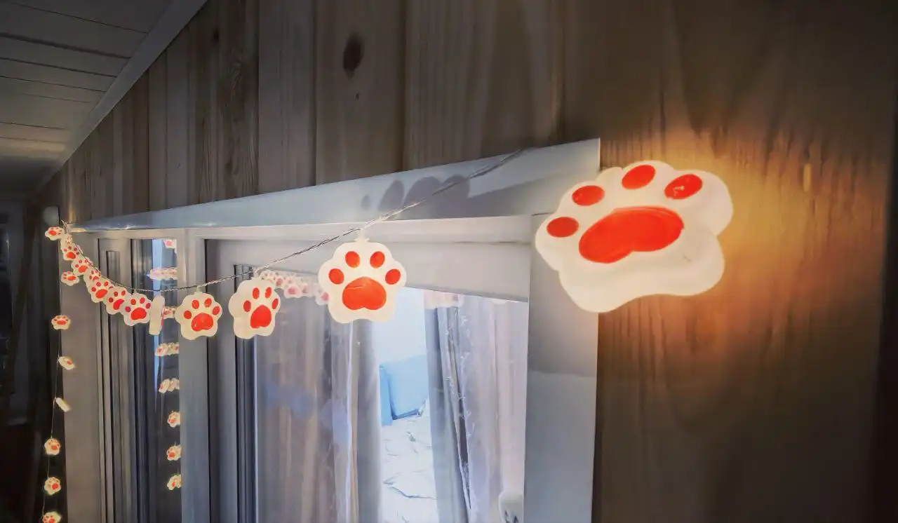 Гирлянда тапа лапки