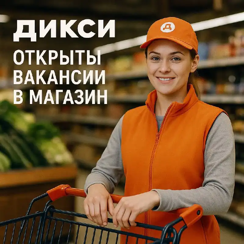 Вакансии в магазине Дикси
