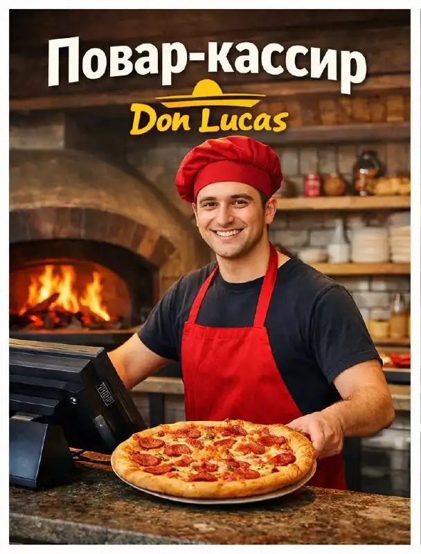 Вакансия повара-кассира в Don Lucas