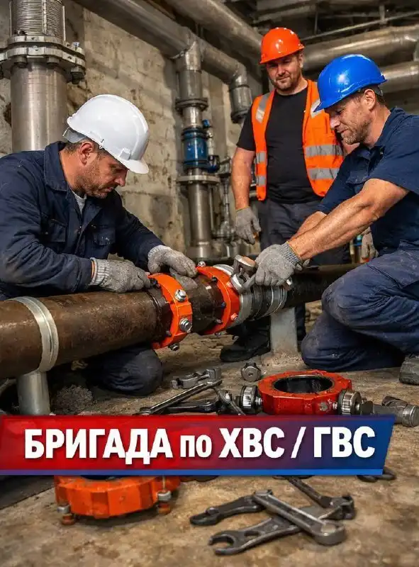 Требуется бригада по ХВС / ГВС в Южном районе Москвы