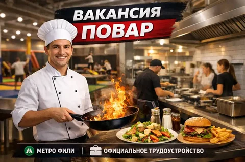 Вакансия повара в спортивно-развлекательном парке - частное объявление в Москва