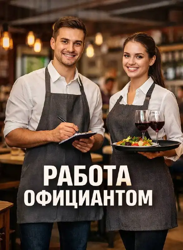 Вакансия официанта в ресторане на Старом Арбате