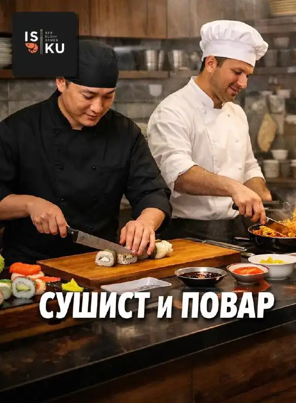 Вакансия сушиста и повара универсала в IS KU bar
