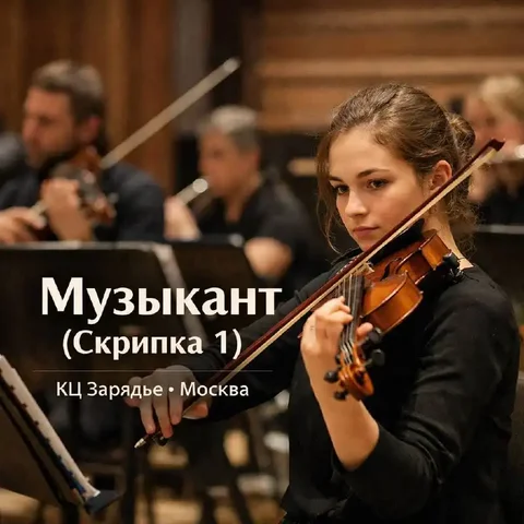 Вакансия музыканта (скрипка 1) в КЦ Зарядье - Работа в Москва