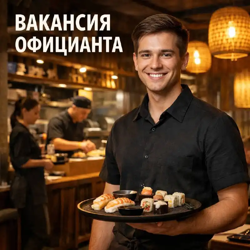 Вакансия официанта в ресторане Coba - Официант (Работа) в Москва