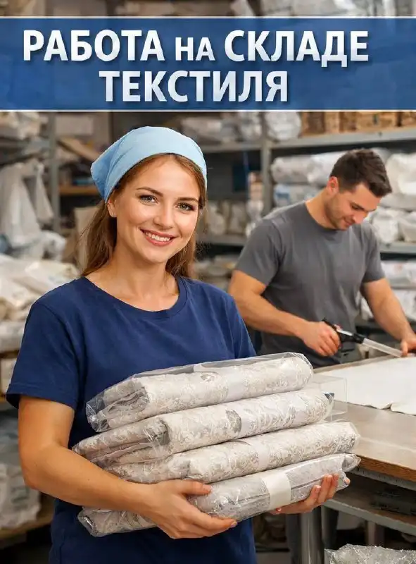 Вакансия: Работник склада текстильной продукции - Логистика (Работа) в Томилино