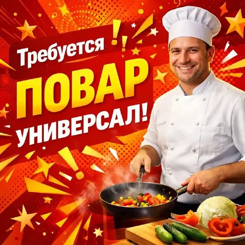 Вакансия повара-универсала в новой столовой - Продавец-консультант в Москва