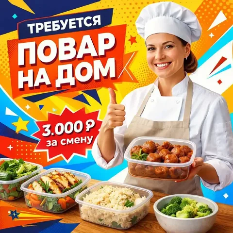 Вакансия повара на дом в Москве - Продавец-консультант в Москва