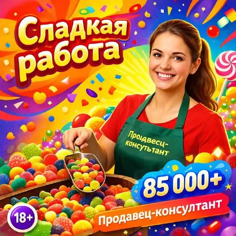 Продавец-консультант в магазине сладостей - частное объявление в Москва
