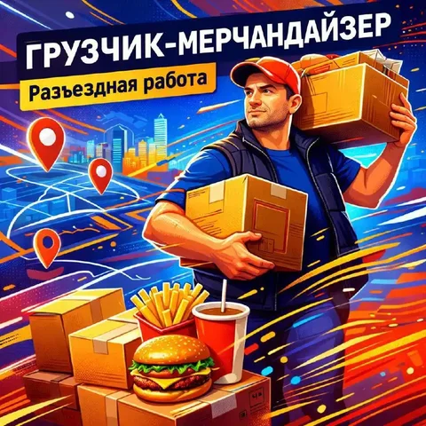 Вакансия грузчика-мерчандайзера в рестораны фастфуда - Продавец-консультант в Москва