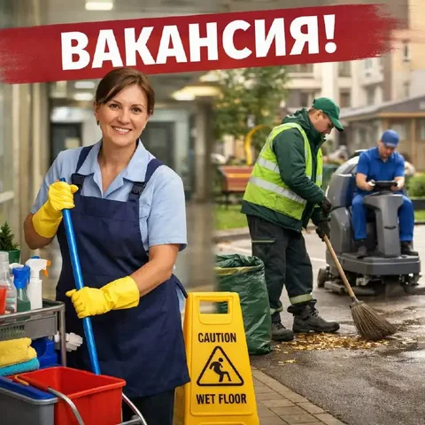 Вакансии: уборщик, дворник, оператор поломоечной машины - Склад в Москва