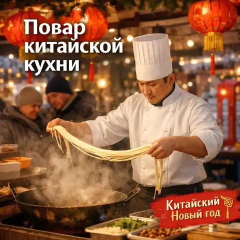Вакансия повара китайской кухни на проект «Китайский Новый год» - Повар в Москва