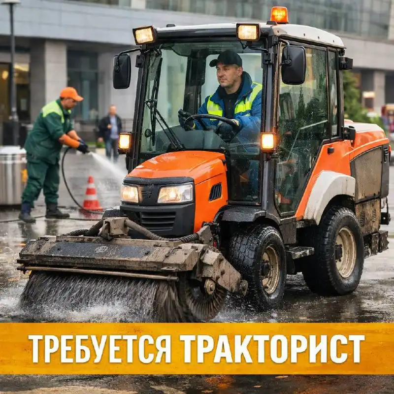 Вакансия тракториста в клининговой компании - Водители (Работа) в Москва